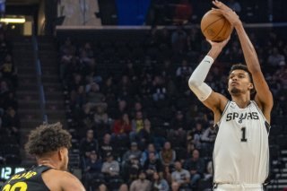 Victor Wembanyama a réussi un 2e five-by-five en carrière KEYSTONE/AP/Rick Egan